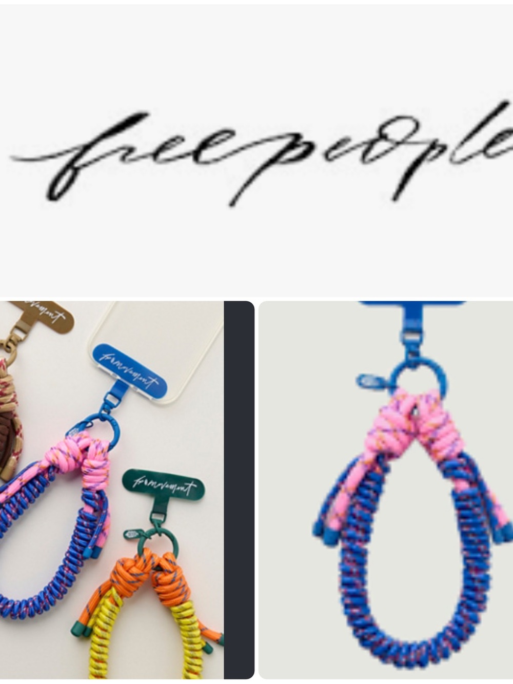 Free People | Wrapped Chord Phone Wristlet